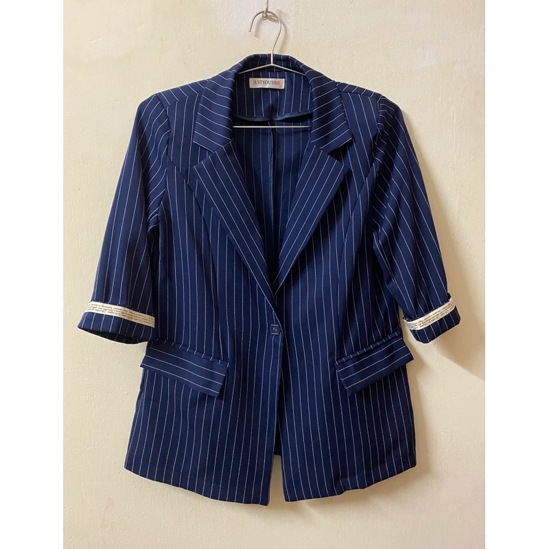 Áo vest kẻ 1 lớp 541115