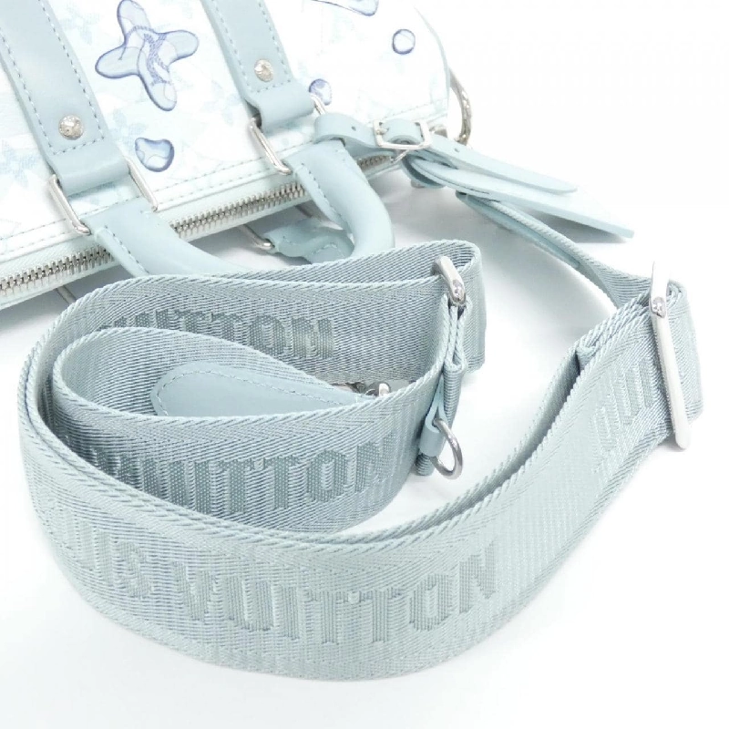 Túi Boston Louis Vuitton Monogram Aqua Garden Keepall Bandoulière 25cm M22527 614566