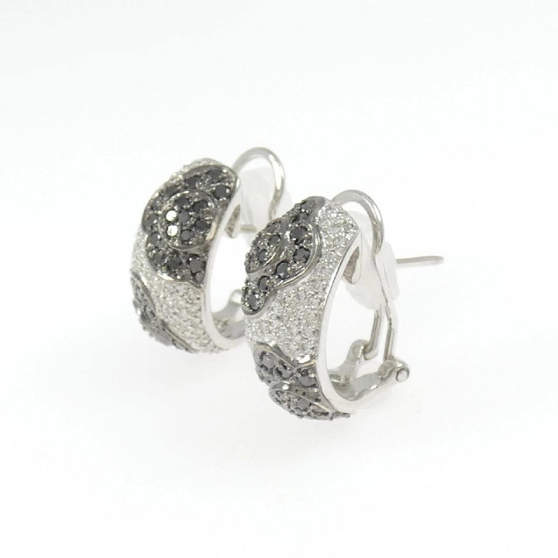 K18WG Bông tai/Khuyên tai hoa kim cương 1.28CT - Hàng hiệu Chính hãng 869140