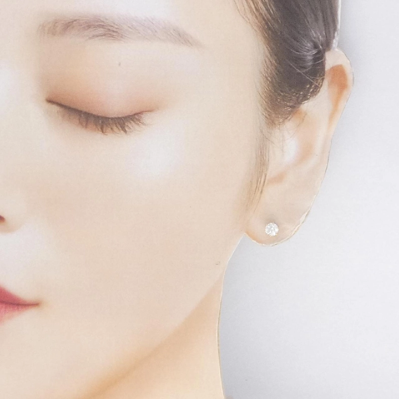 K18YG/ST Bông tai kim cương 0.309CT 0.318CT D VS2 3EXT H＆C - Hàng hiệu Chính hãng 879654