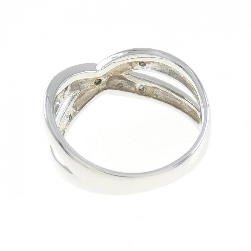 Nhẫn kim cương K18WG 0.10CT 671371