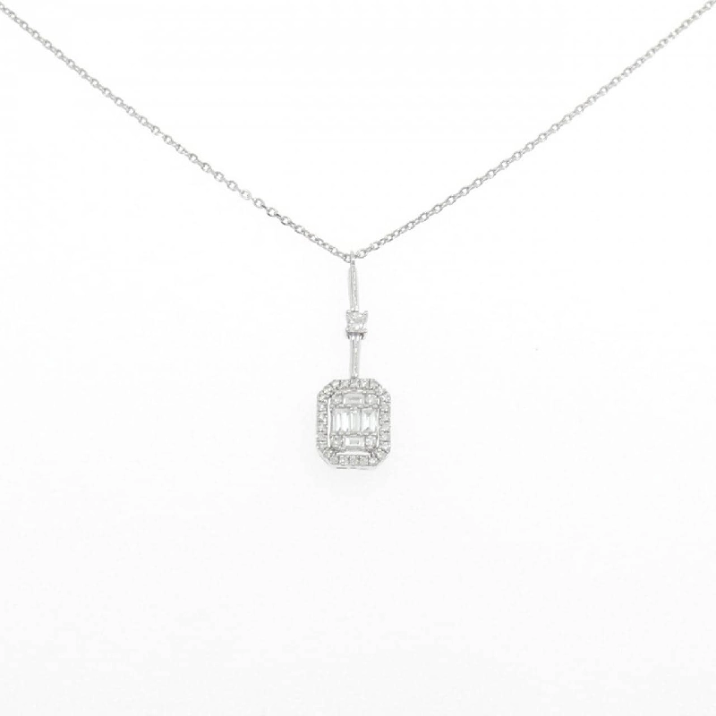 K18WG Dây chuyền kim cương - Hàng hiệu Authentic 860391