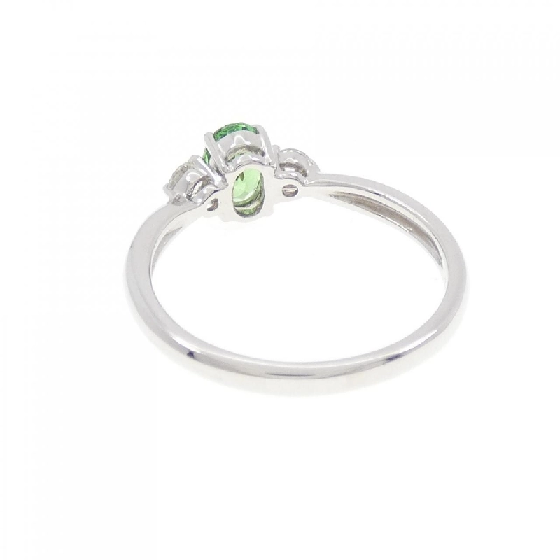 Nhẫn Garnet Xanh K18WG 0.451CT 673450