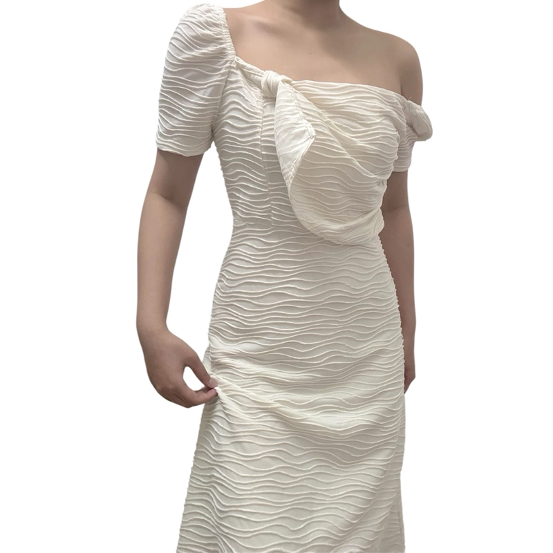 Váy trắng dài tiểu thư nhẹ nhàng size m 445906