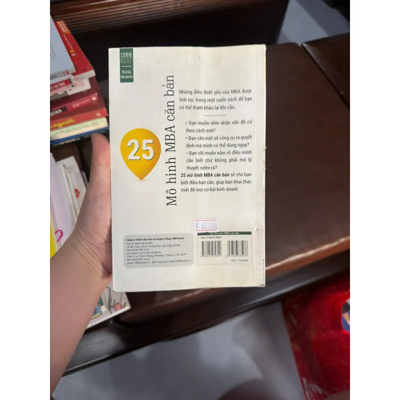 25 Mô Hình MBA Căn Bản – MBA Models | Sách tư duy kinh doanh & quản trị- K4 1026953
