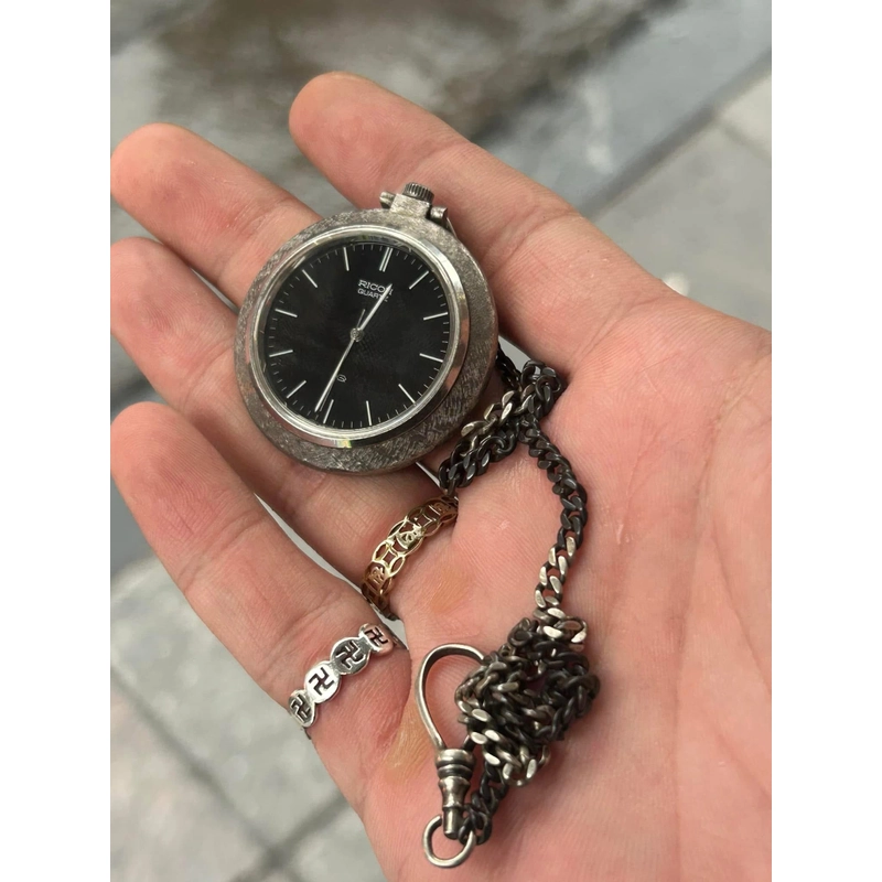 Đồng hồ pin bỏ túi bạc đúc 353167