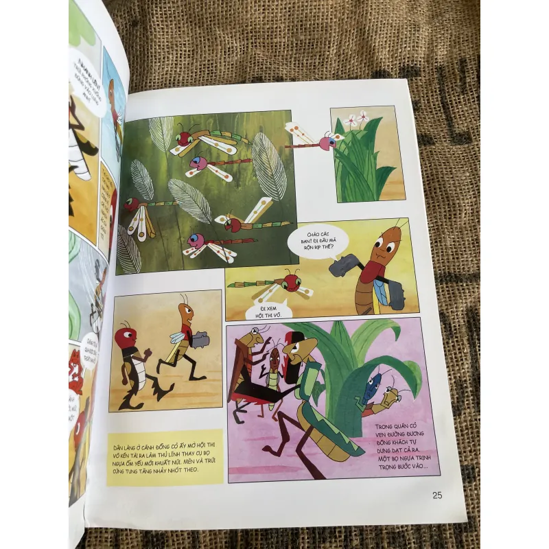 Dế mèn phiêu lưu ký - khổ to - tranh màu  1013369