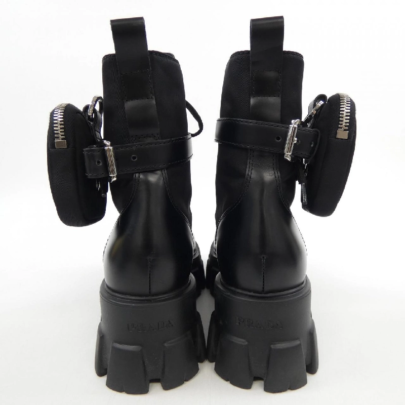 Giày boot PRADA Monolis Logo Tam Giác 1T255M - Hàng hiệu Chính hãng 827993