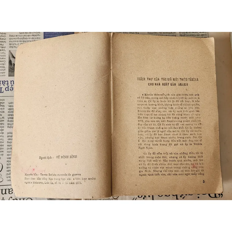 Tereza Batista: Home from the Wars (1972), nhà văn người Brazil 702995