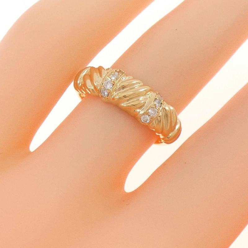 Nhẫn kim cương K18YG 0.10CT 672016