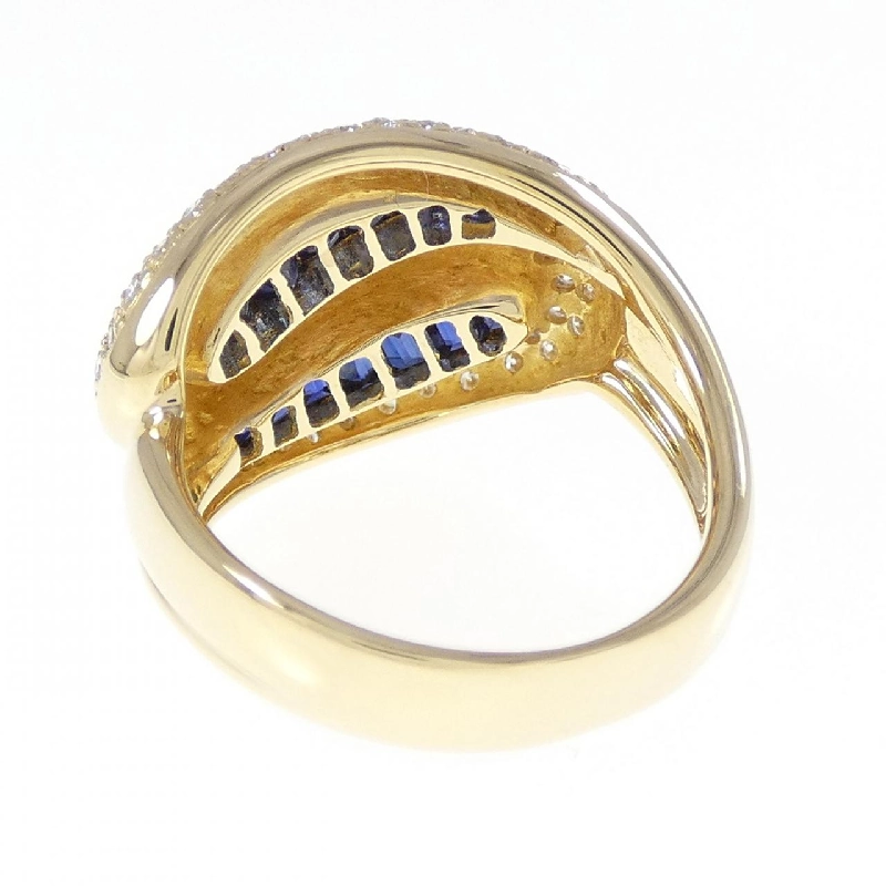 Nhẫn Sapphire K18YG 1.62CT - Hàng hiệu Chính hãng 852365