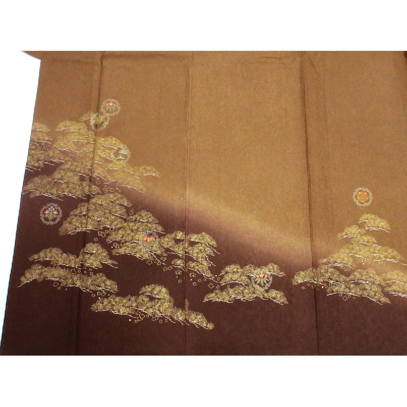 Áo dài thăm viếng với họa tiết vàng và thêu - Hàng hiệu Authentic 877577