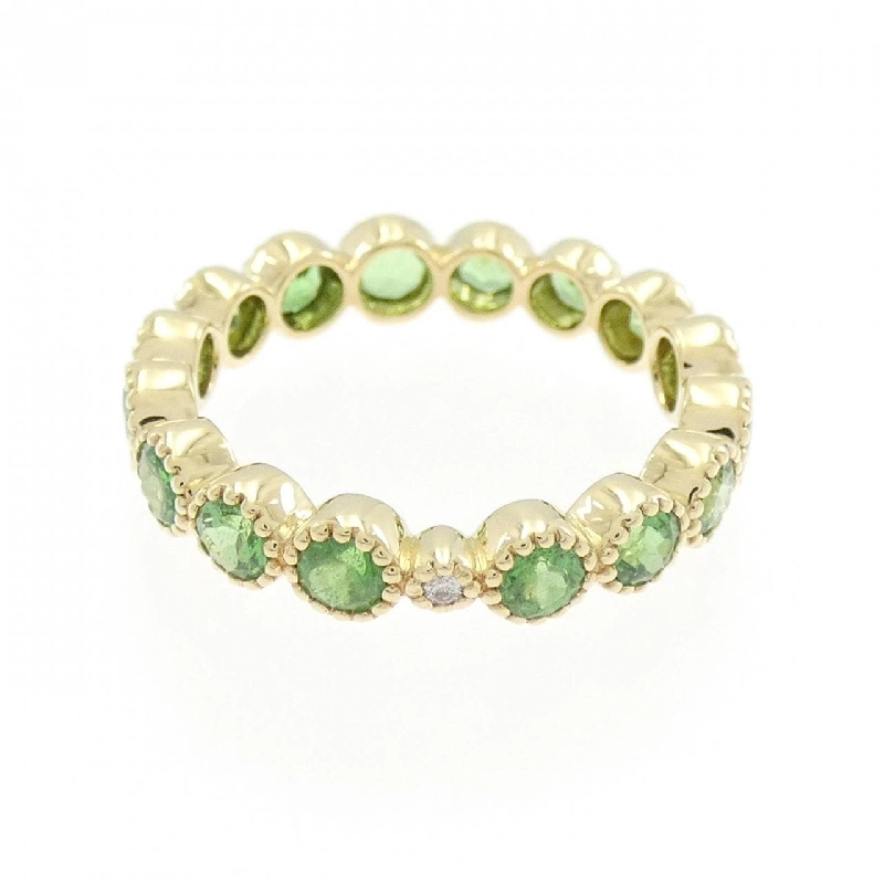 Nhẫn K18YG Full Eternity Ngọc Bích 1.80CT - Hàng hiệu Chính hãng 851396