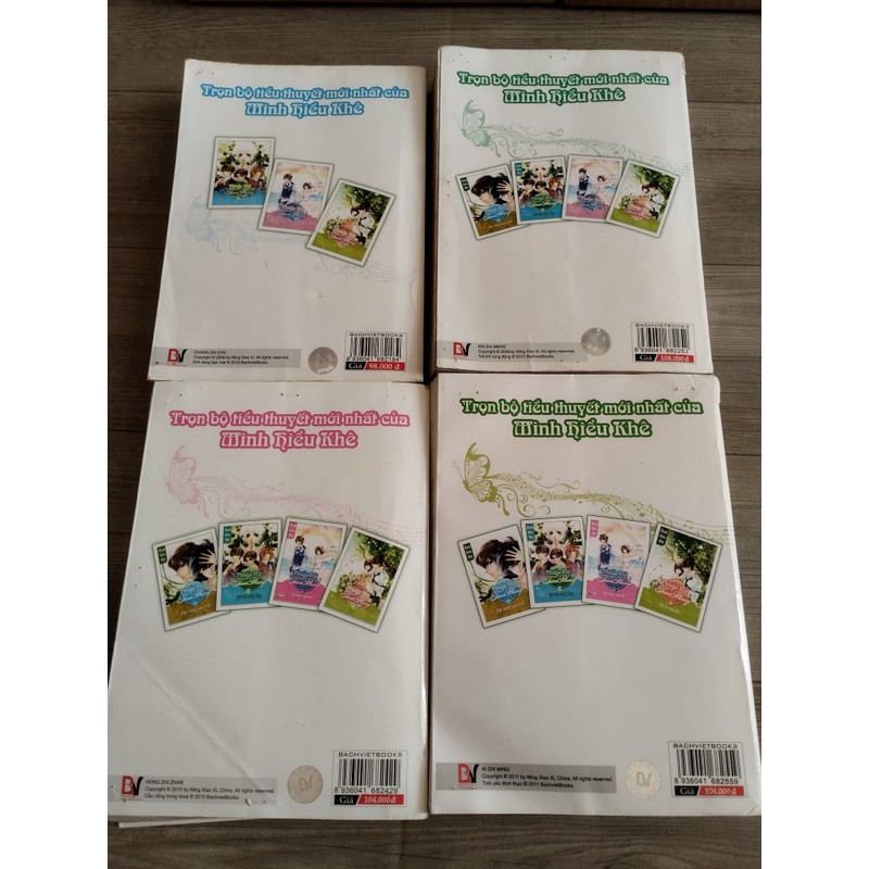 Bộ truyện "Thiếu nữ toàn phong" gồm có 4 tập 70006