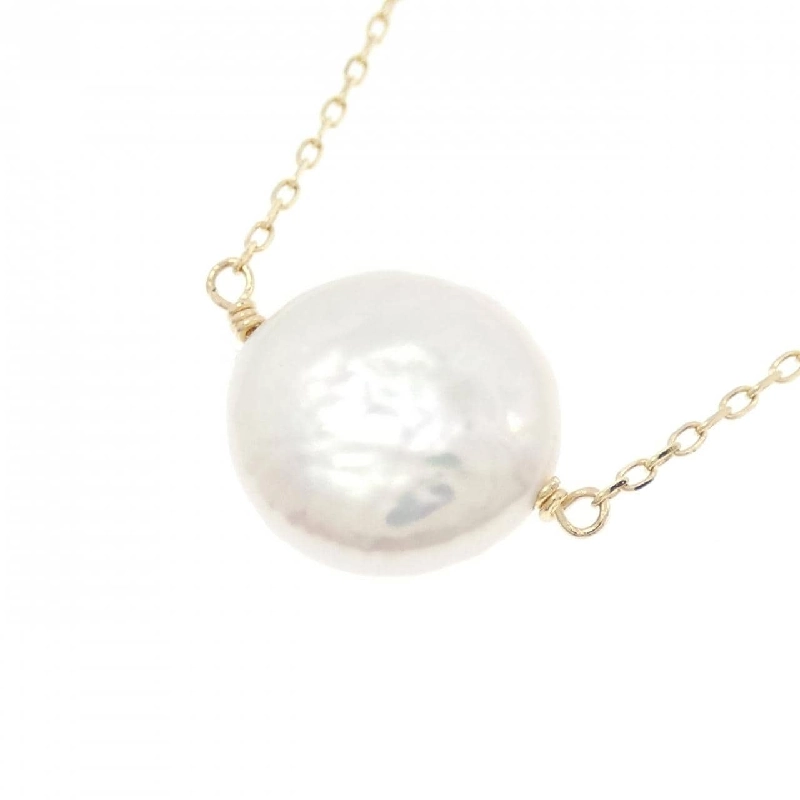 K10YG Ngọc trai nước ngọt Dây chuyền - Hàng hiệu Authentic 856833