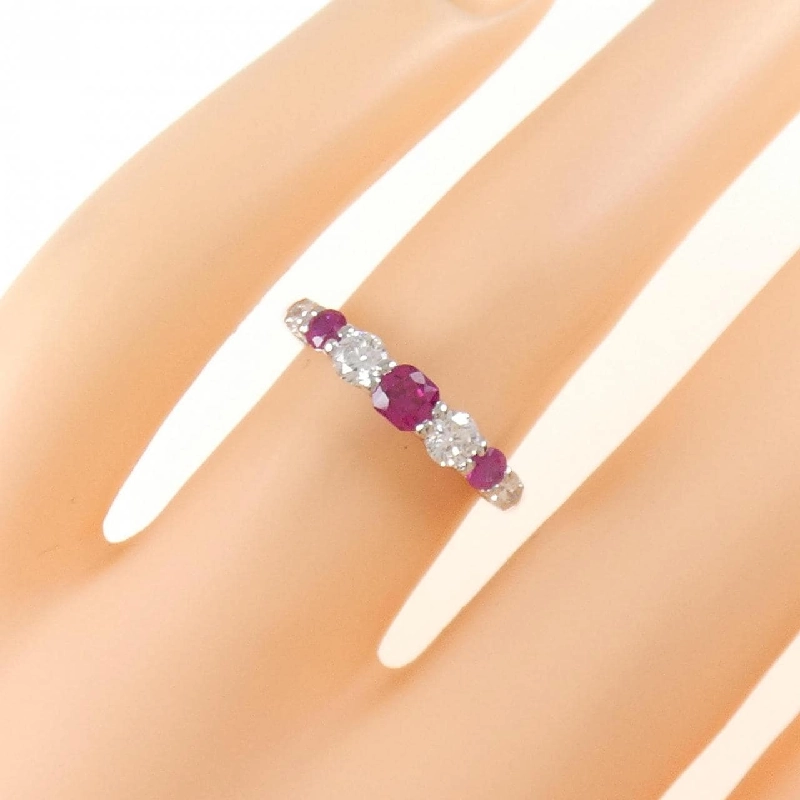 Nhẫn Ruby PT 0.43CT 671752