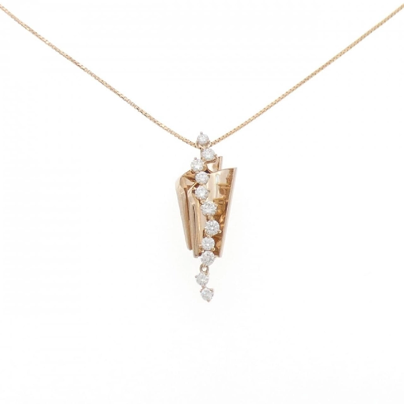 K18PG Dây chuyền kim cương 0.60CT - Hàng hiệu Chính hãng 863212