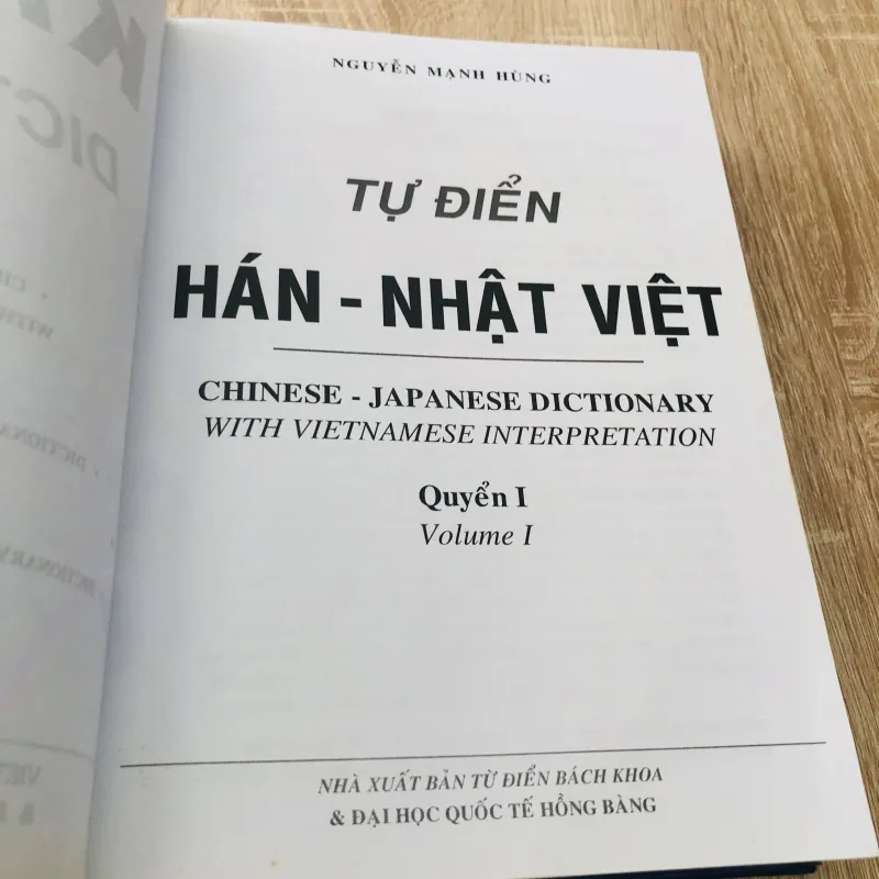 KANJI TỰ ĐIỂN HÁN - NHẬT - VIỆT  1000565