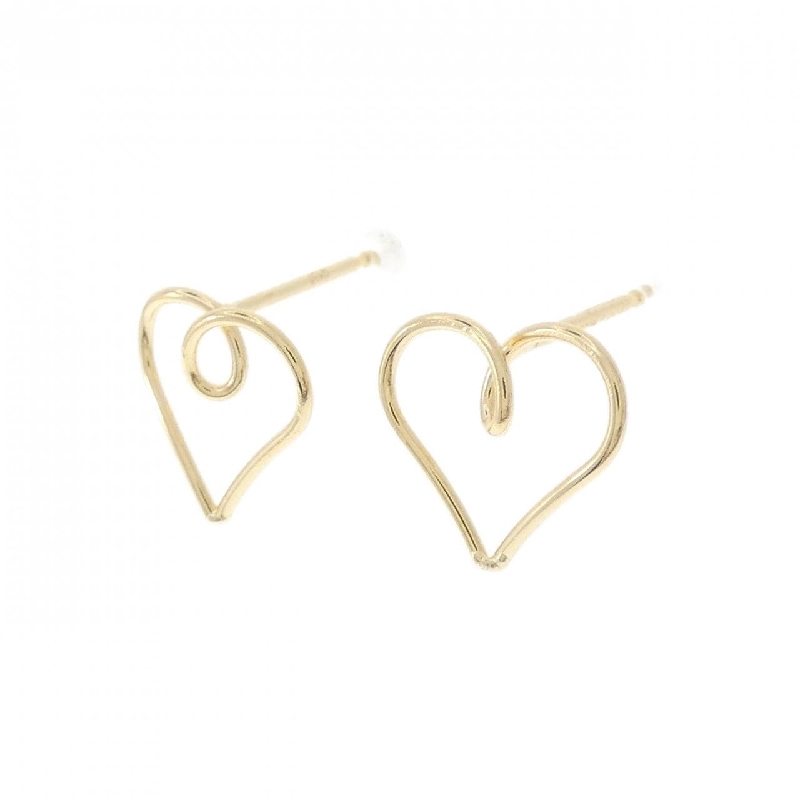 K18YG Bông tai hình trái tim - Hàng hiệu Chính hãng 872642