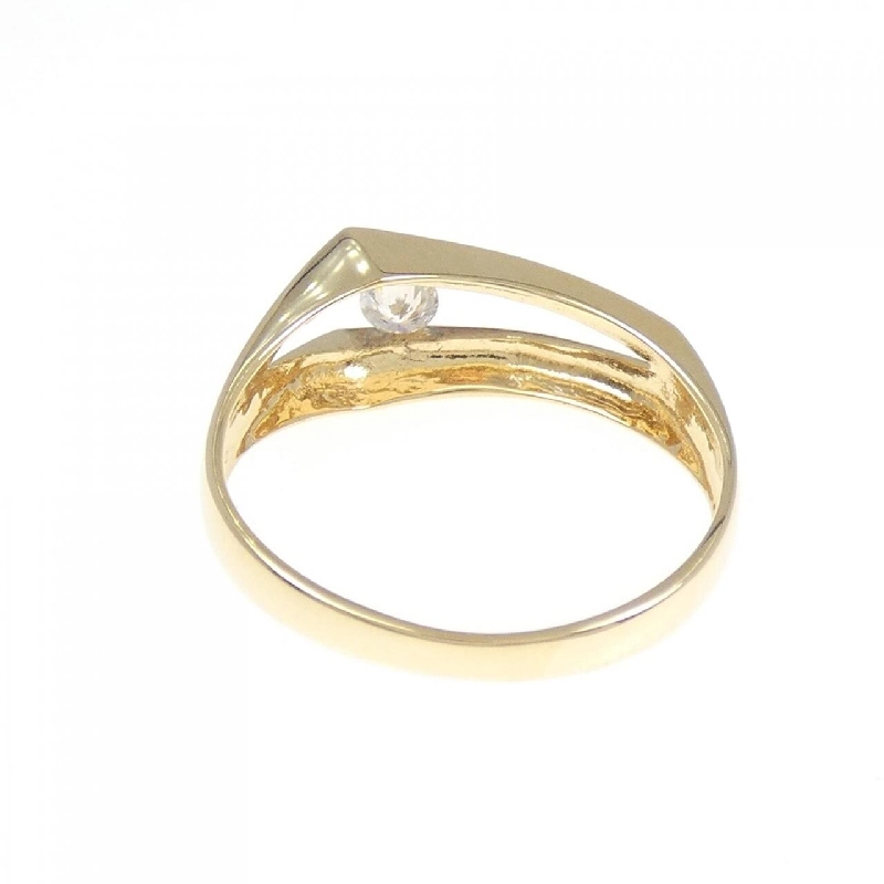 Nhẫn kim cương K18YG 0.10CT 670324