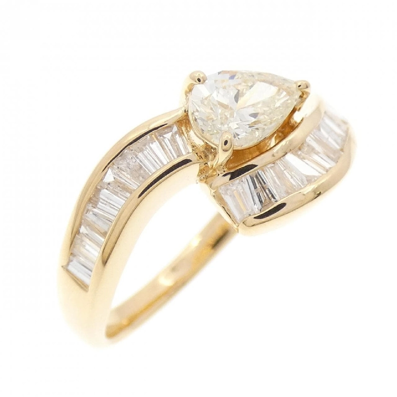 Nhẫn kim cương K18YG 1.09CT 665717