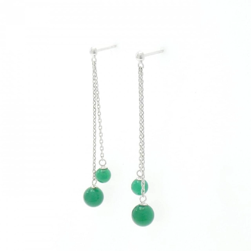 K14WG Đá Chalcedony Bông Tai - Hàng hiệu Chính hãng 869099