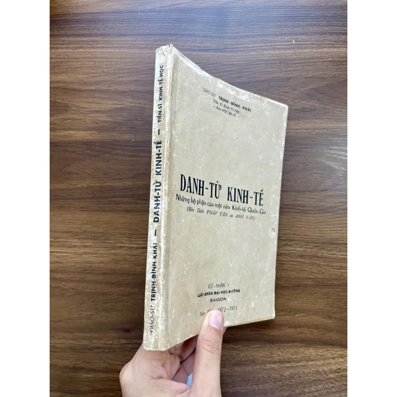 Danh Từ Kinh Tế - G.S Trịnh Đình Khải 1001265