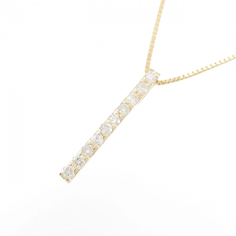 Dây chuyền kim cương K18YG 0.20CT - Hàng hiệu Chính hãng 866855