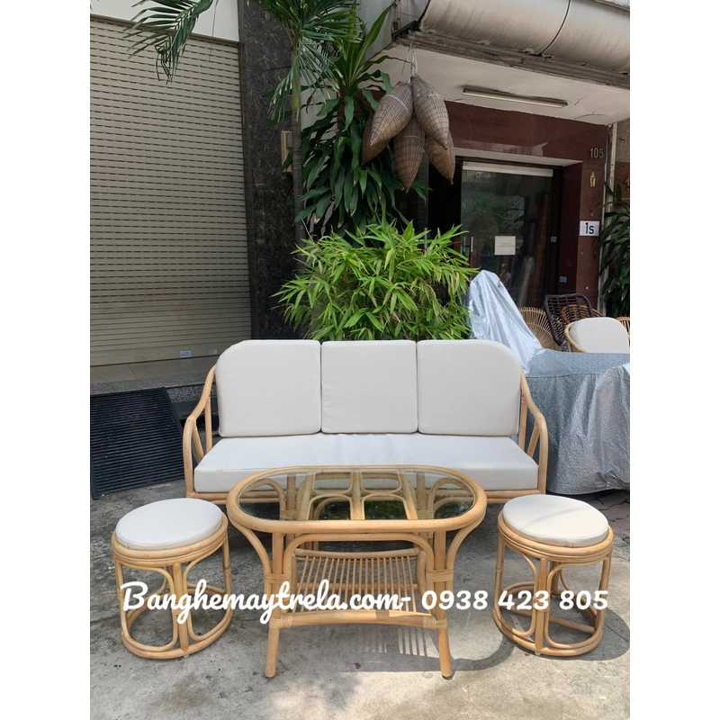 Sofa mây phòng khách đơn giản hiện đại 509899