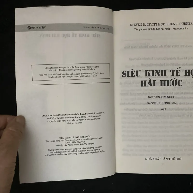 Siêu kinh tế học hài hước- Steven D. Levitt và S tephen J. Dubner  1029099