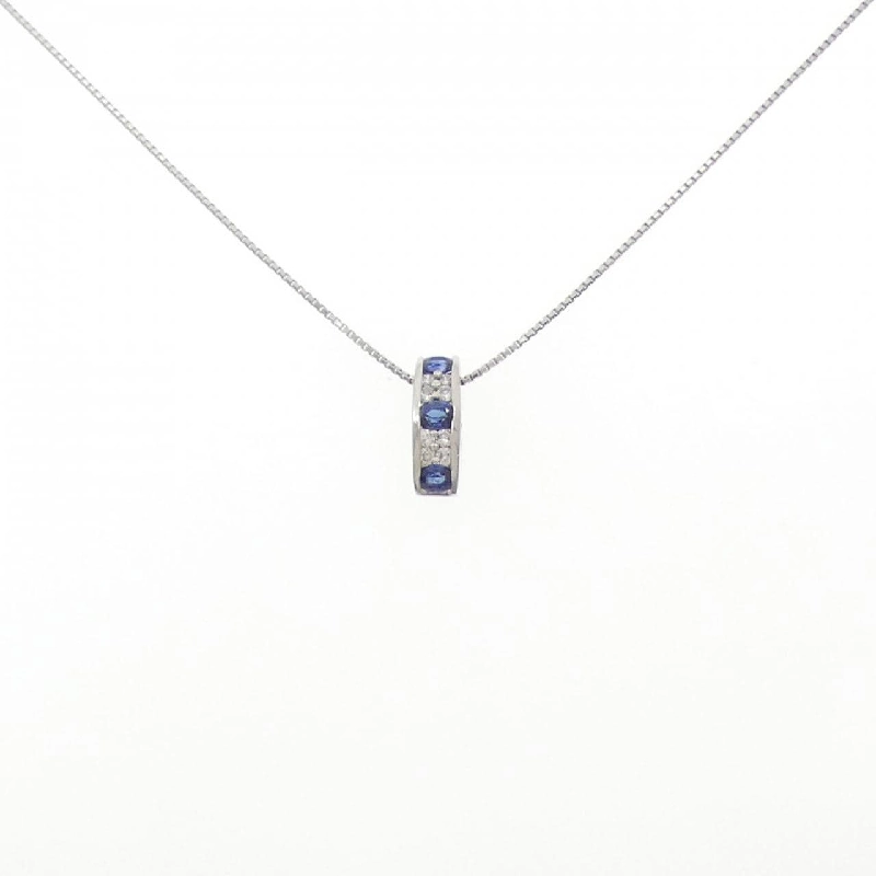 Dây chuyền Sapphire PT900/PT850 0.926CT - Hàng hiệu Chính hãng 859386