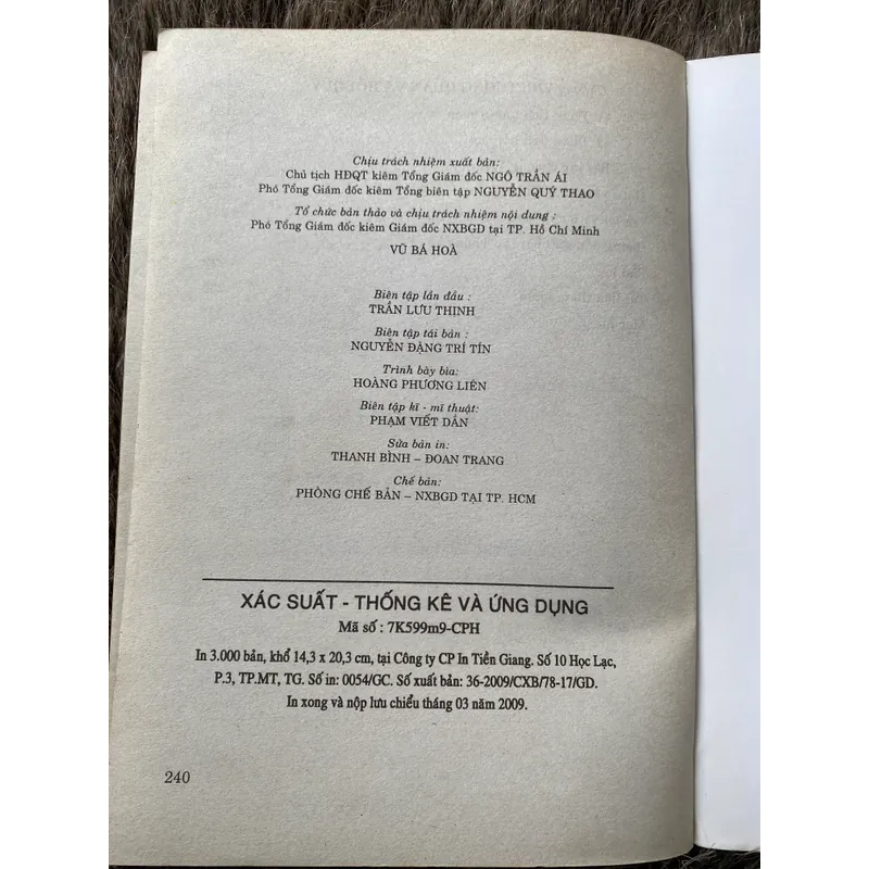 Xác suất thống kê và ứng dụng (Lê Sĩ Đồng) 265 trang 604443