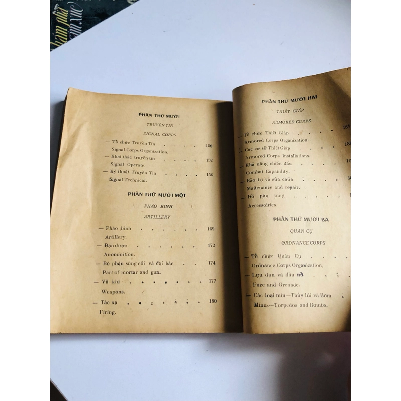 DANH TỪ QUÂN SỰ CHUYÊN MÔN VIỆT – ANH 256 trang (đủ trang), xuất bản năm 1969. 552520