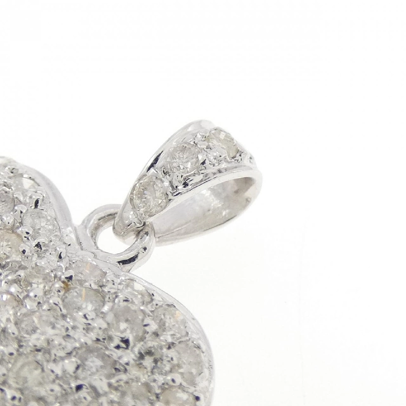 K18WG Pave Heart Diamond Pendant 1.00CT - Hàng hiệu Authentic 866046