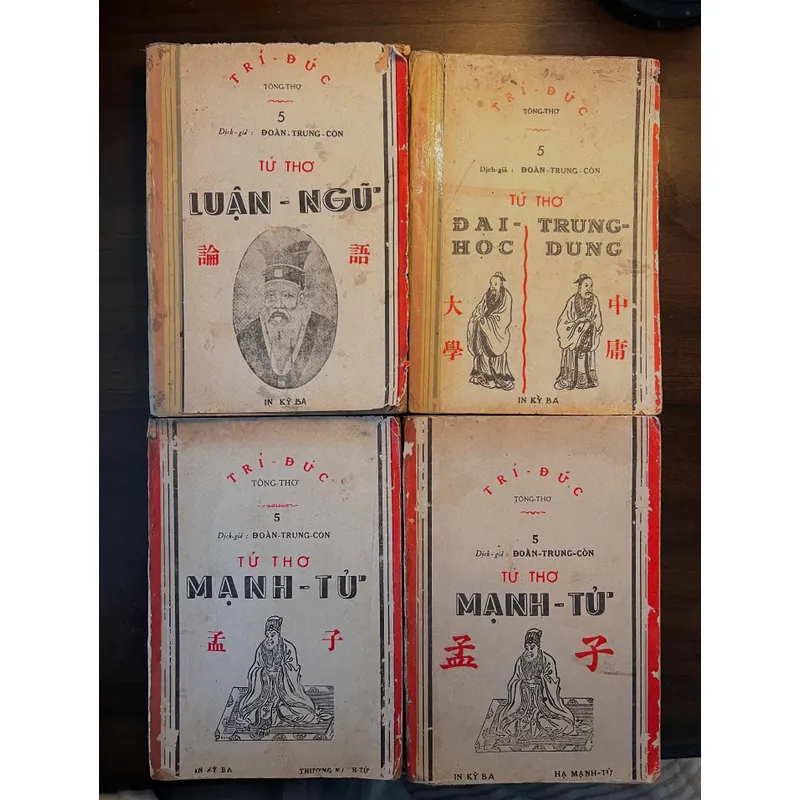 [Mở khoá kho sách quý] TỨ THƠ (Full bộ 4 cuốn-xb 1950) 559758
