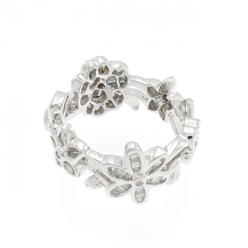 Nhẫn kim cương hoa K18WG 0.90CT - Hàng hiệu Authentic 854720