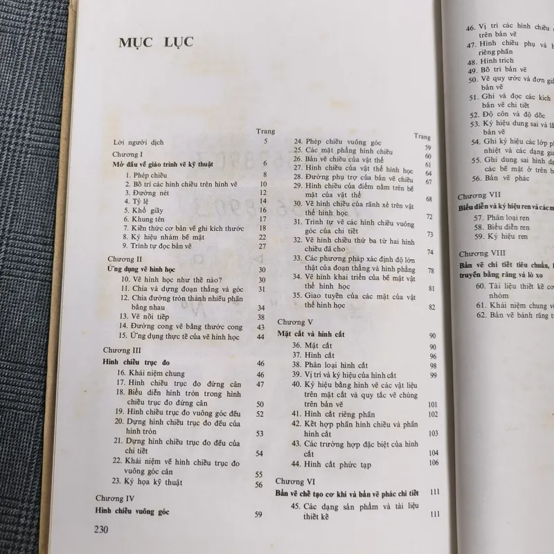 [Bìa cứng, khổ lớn] Vẽ Kỹ Thuật - I.X.Vu'Snepônxki (In tại Liên Xô 1986) 591804