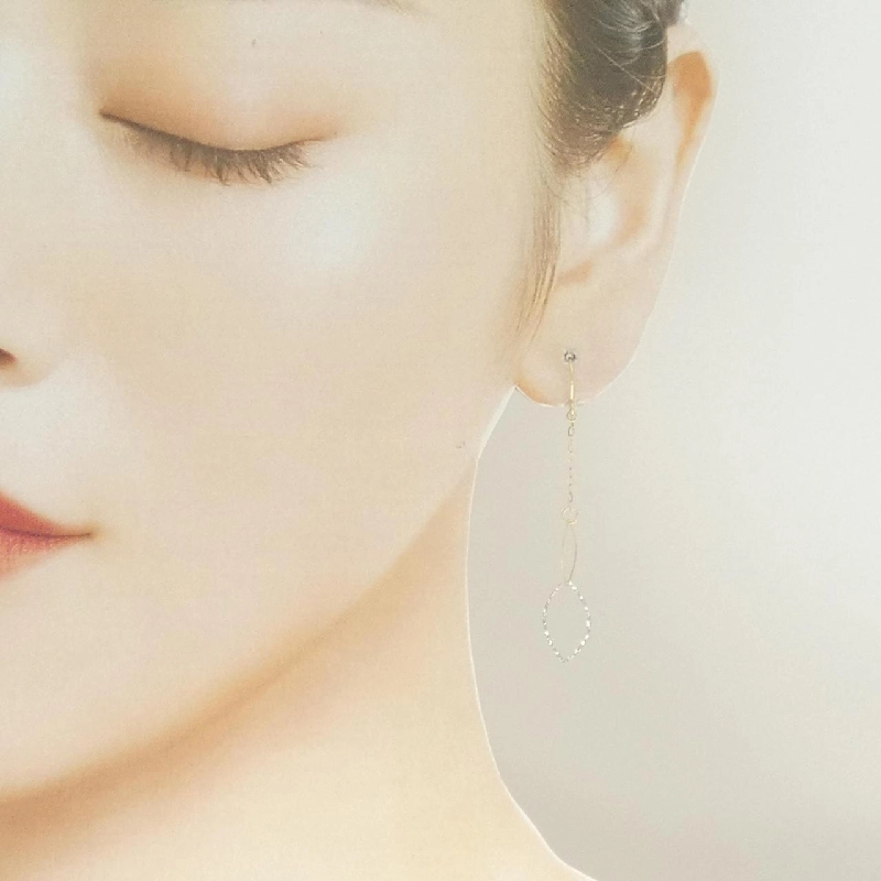 K18YG/K18WG Bông tai - Hàng hiệu Authentic 874372