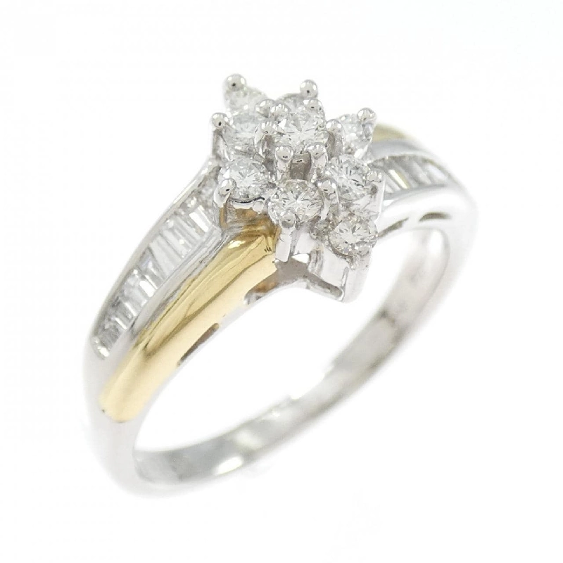 Nhẫn kim cương PT900/K18YG 0.52CT - Hàng hiệu Authentic 852772