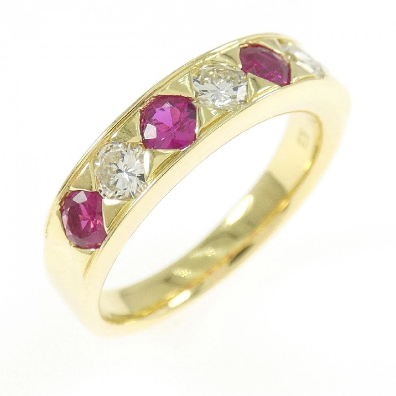 Nhẫn Ruby K18YG 0.57CT 665667