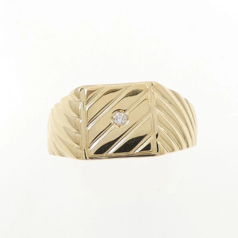 【Sản phẩm mới】Nhẫn kim cương K18YG 0.03CT 666429