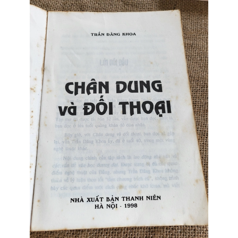 Chân,dung và đối thoại, Trần Đăng Khoa ( Phụ luc: Dư luận về Chân dung và đối thoại)  369309