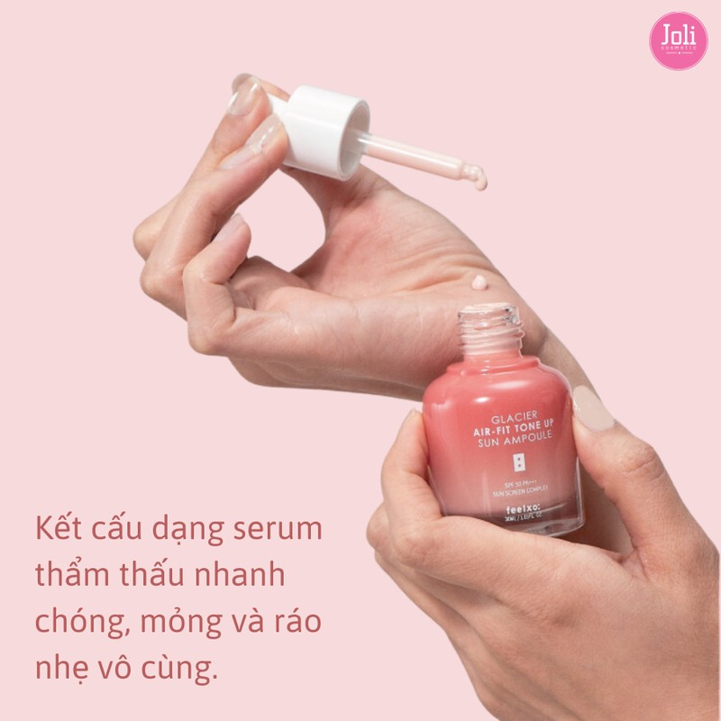 Serum Chống Nắng SPF50++ Dưỡng Trắng GLACIER Air Fit Tone Up Ampoule - 30ml 145539