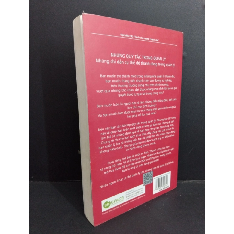 [Phiên Chợ Sách Cũ] Những Quy Tắc Trong Quản Lý - Richard Templar 0612 333942