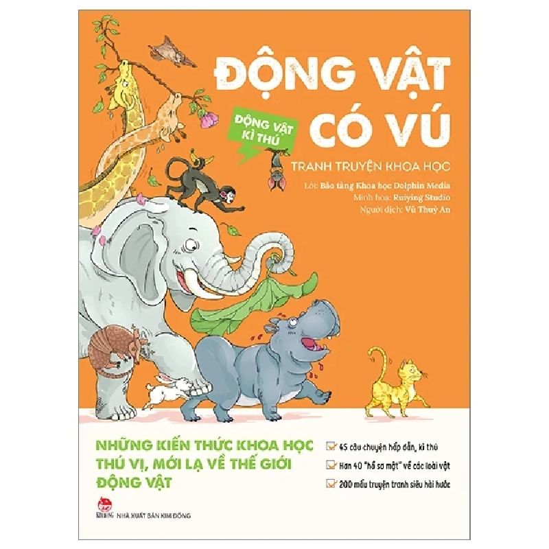 Động Vật Kì Thú - Động Vật Có Vú - Bảo Tàng Khoa Học Dolphin Media, Ruiying Studio ASB.PO Oreka Blogmeo 230225 389835