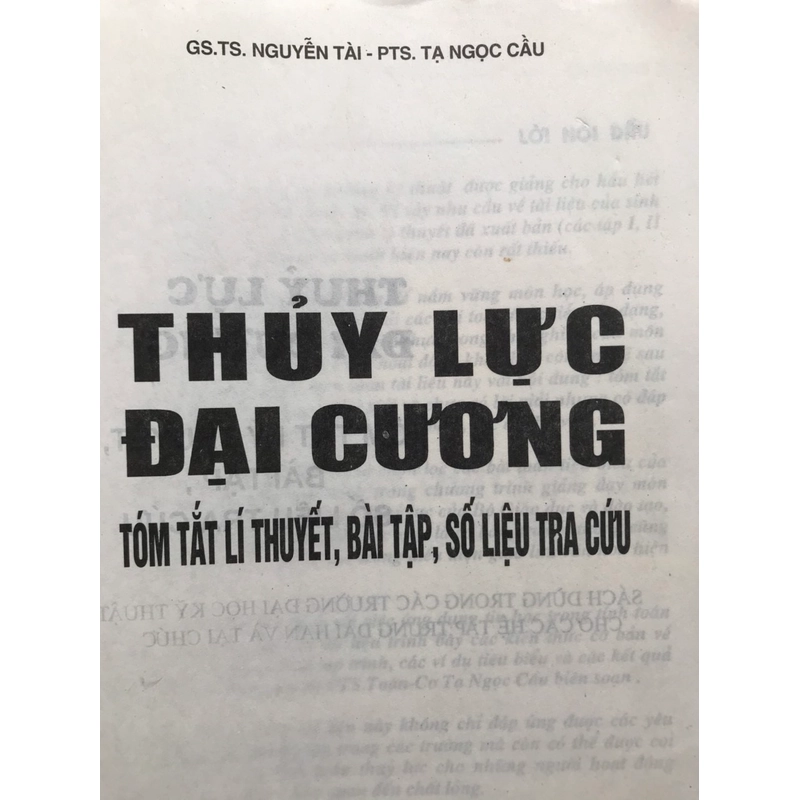 THỦY LỰC ĐẠI CƯƠNG 462192