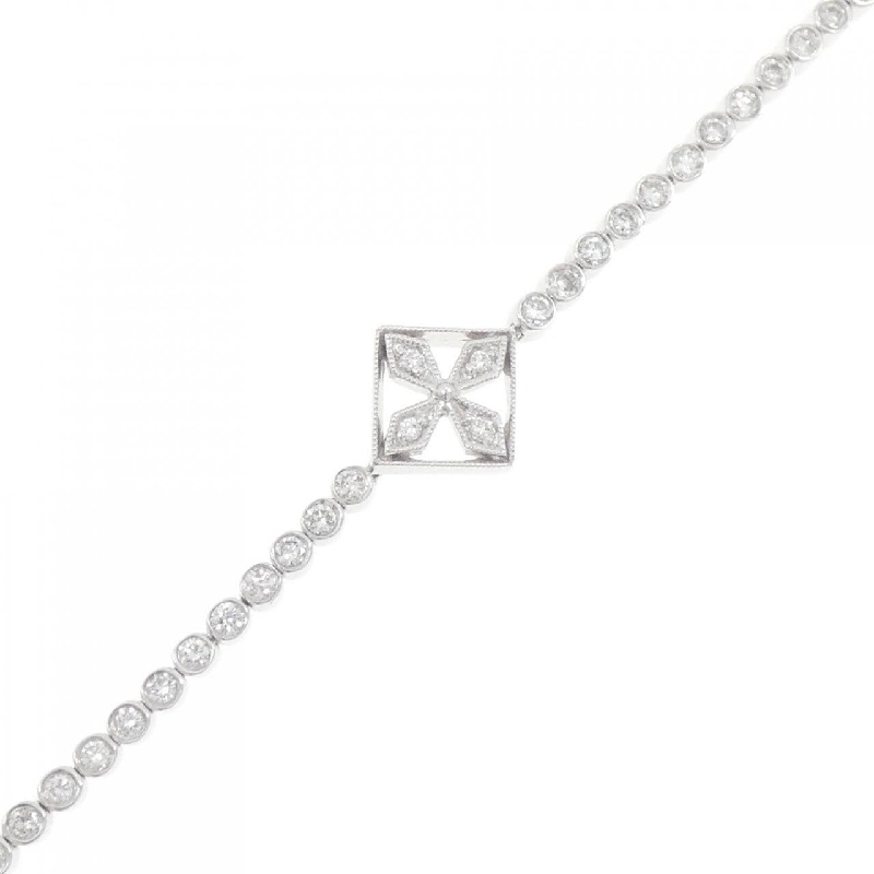 K18WG Vòng tay kim cương 0.72CT - Hàng hiệu Chính hãng 871001