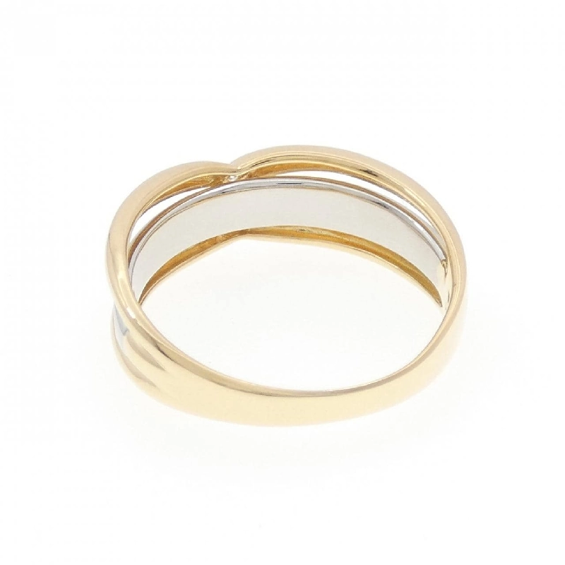 Nhẫn kim cương K18YG/PT900 - Hàng hiệu Authentic 848459