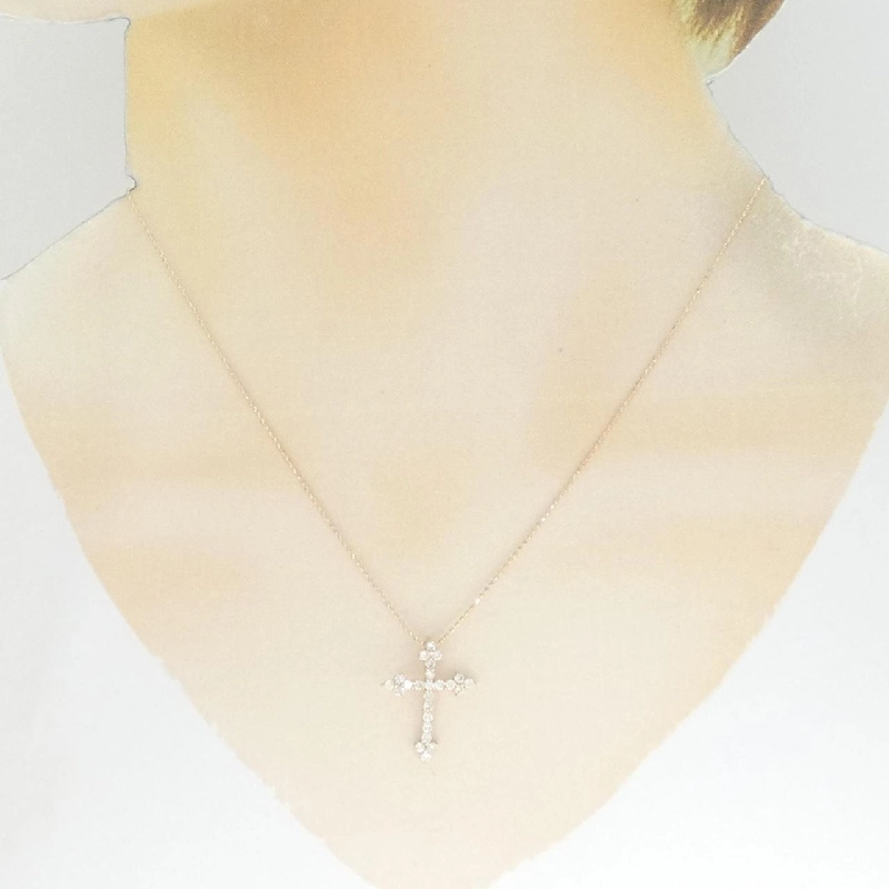 K18PG/750PG Dây chuyền kim cương 0.50CT - Hàng hiệu Chính hãng 867023