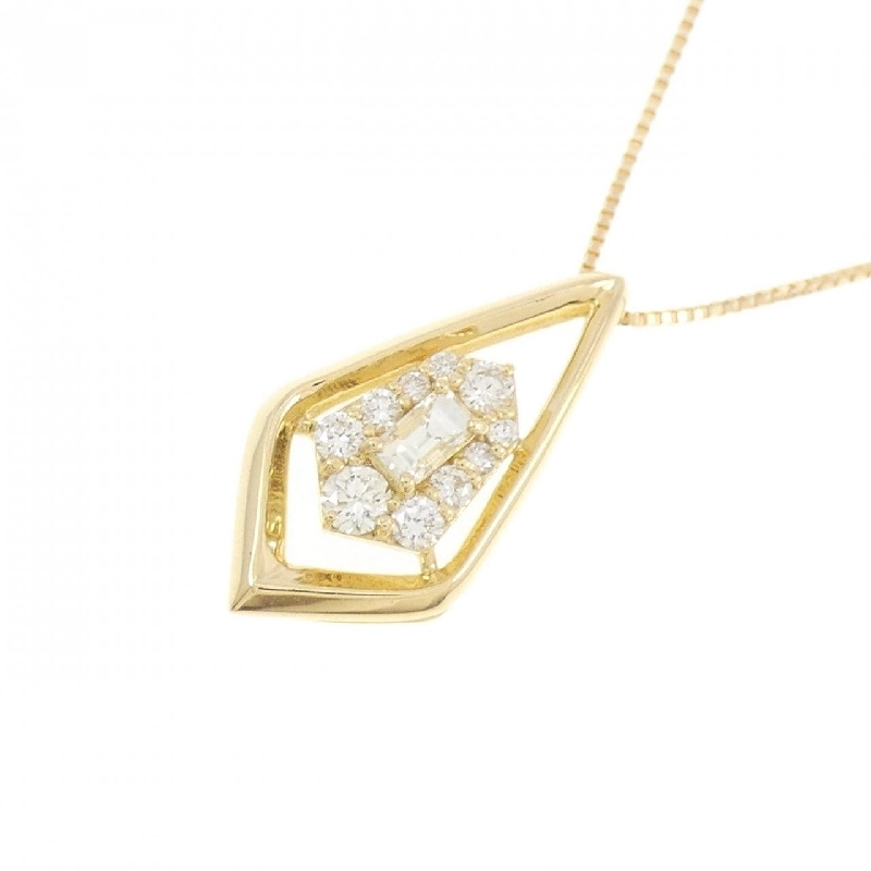 K18YG Dây chuyền kim cương 0.25CT - Hàng hiệu Chính hãng 860466